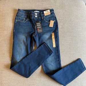 Mudd-Girls Mid Rise Super Skinny Jegging